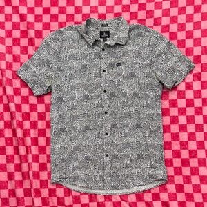 Volcom Monochrome Casual Button Down Shirt